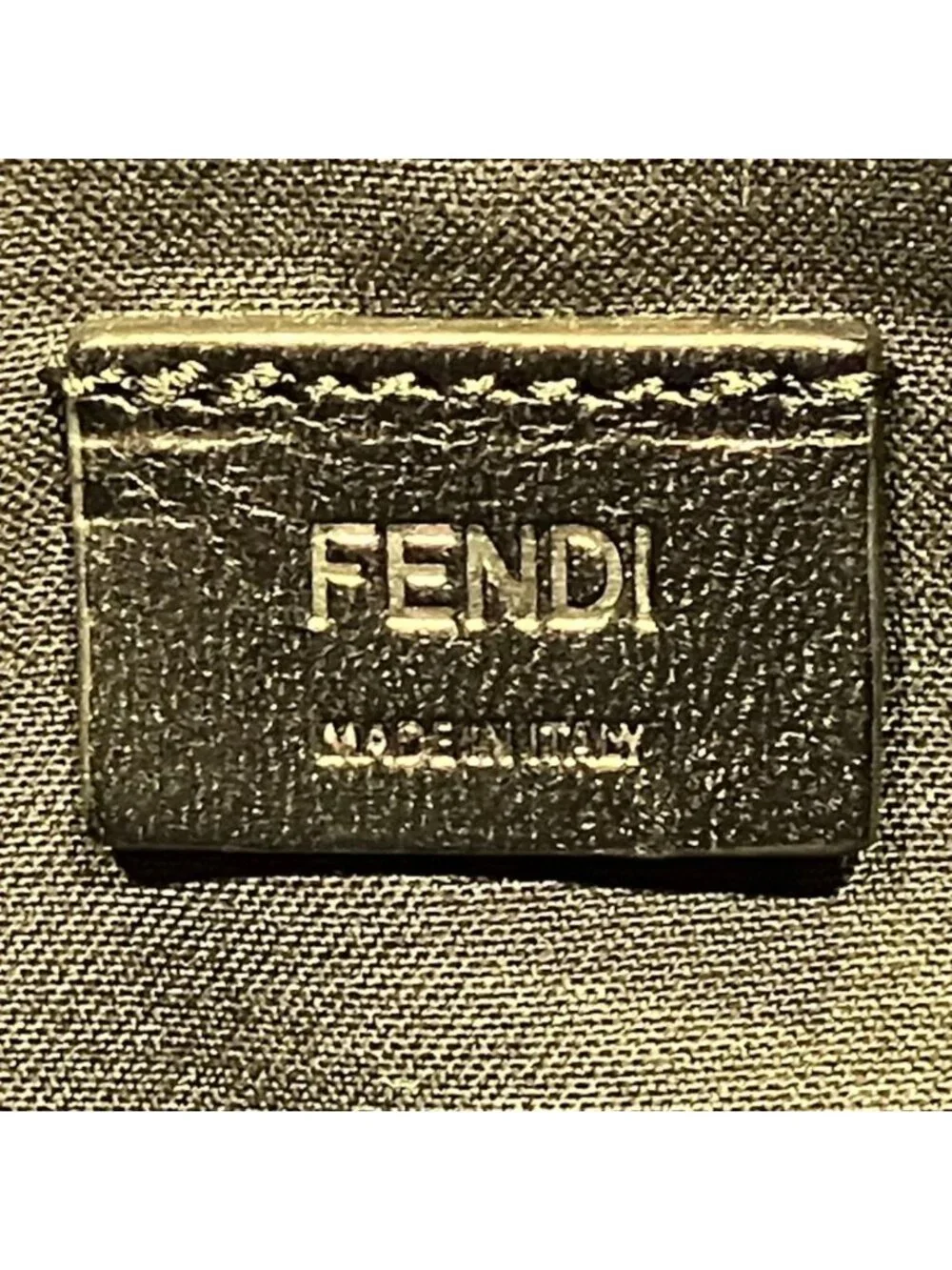 Fendi Vocabulary Rallye Pochette Clutch Calfskin
